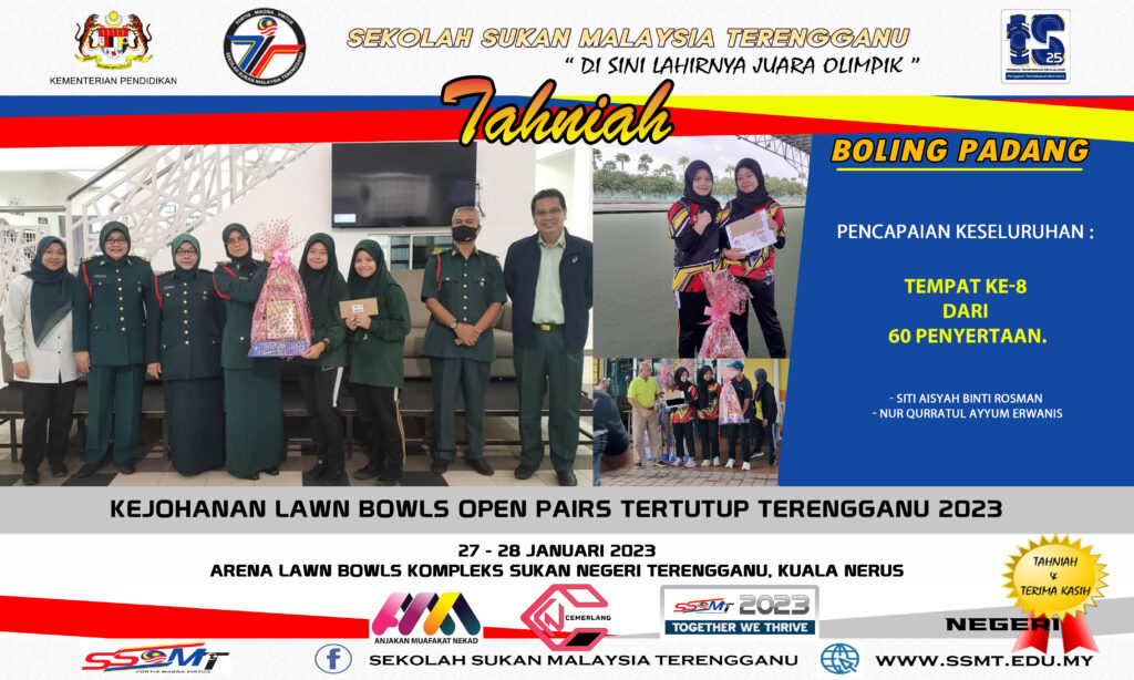(NEGERI) Lawn Bowls Open Pairs Tertutup Terengganu 2023